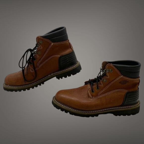 Men\'s Size 10 DICKIES DW6013 Heritage Brown Leather Casual Lace Up Boots main image 10